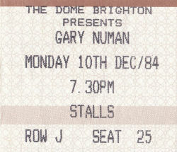 Brighton Ticket 1984
